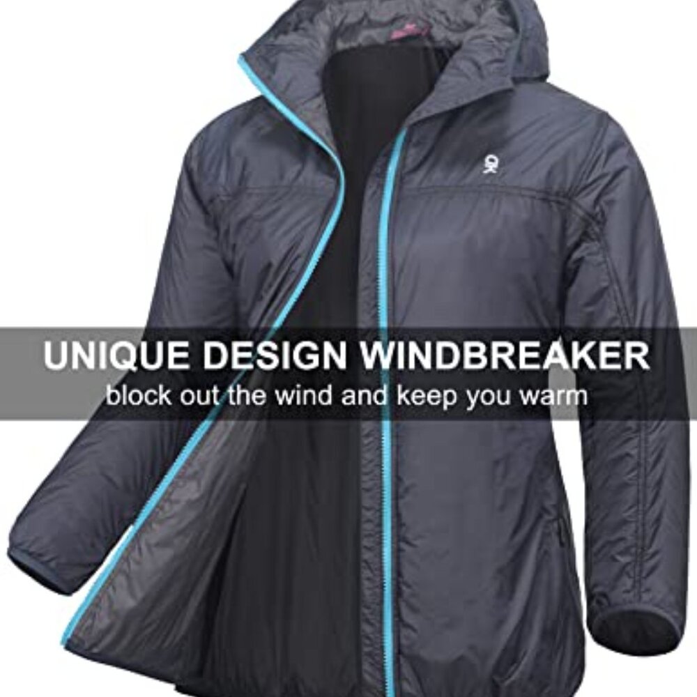 Packable Lightweight Running Jacket Water Resista… - image 5